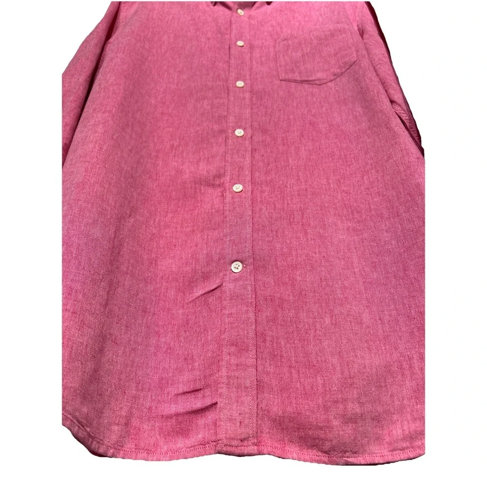 Banana Republic Linen Button Down Shirt Men's Size Large Summer‎ EUC